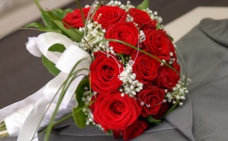 Vjenčani buket - crvene ruže